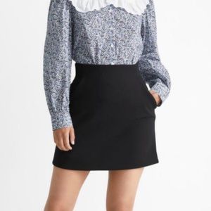 & Other Stories A Line Mini Skirt Black